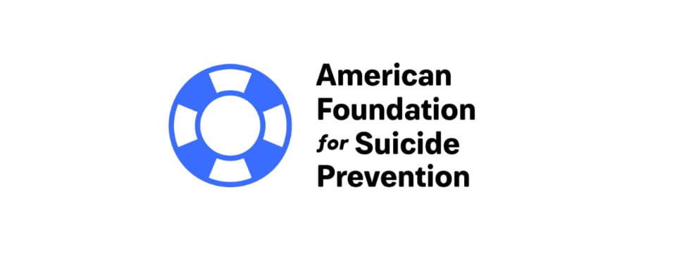 American Foundation for Suicide Prevention logo.